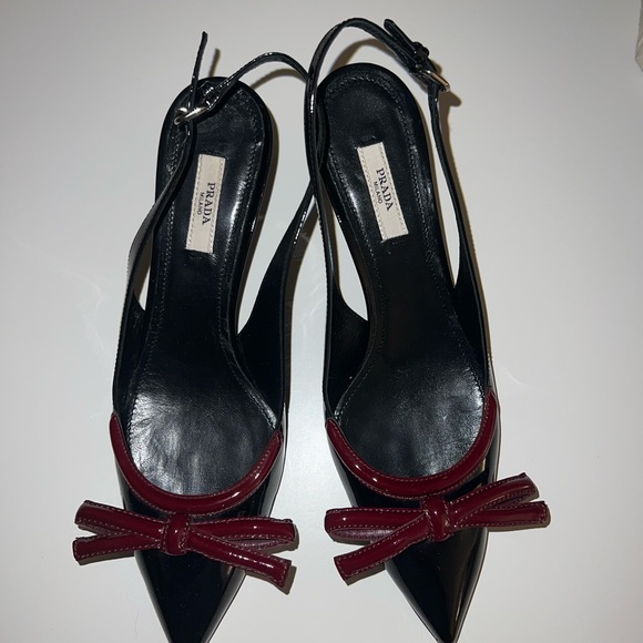 PRADA - vintage kitten heel mules - Picture 2 of 4